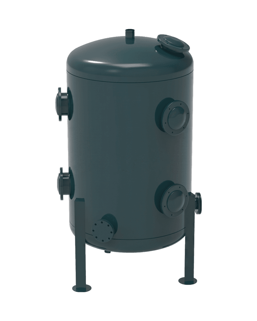 Steel media filter