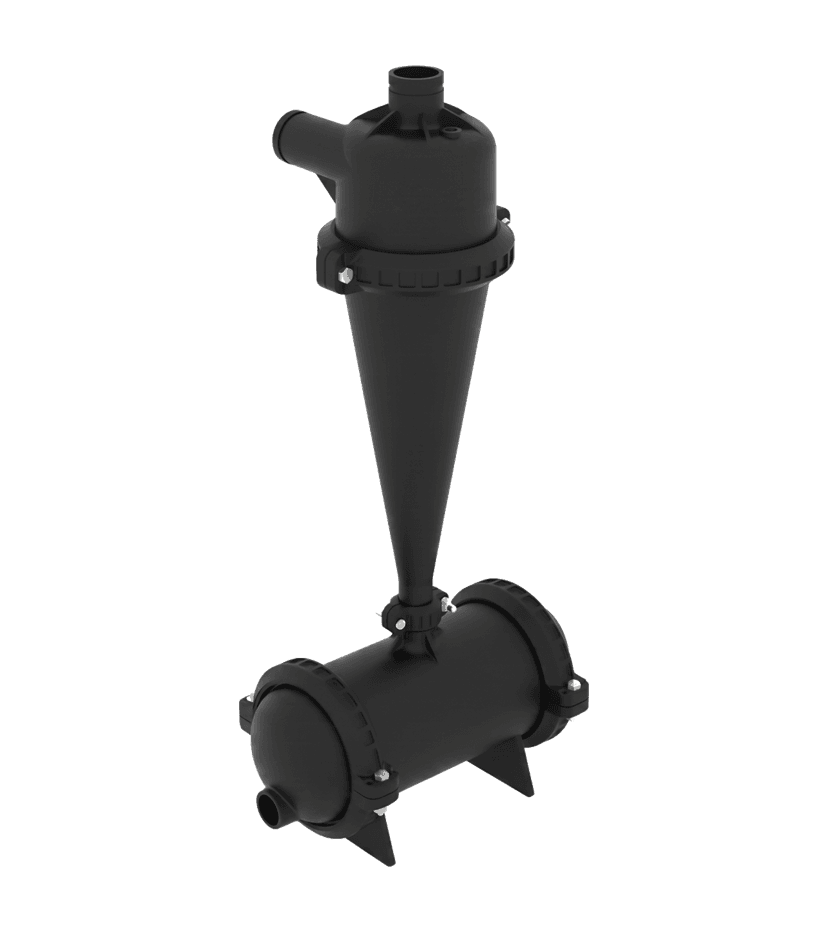 Polymer hydrocyclone
