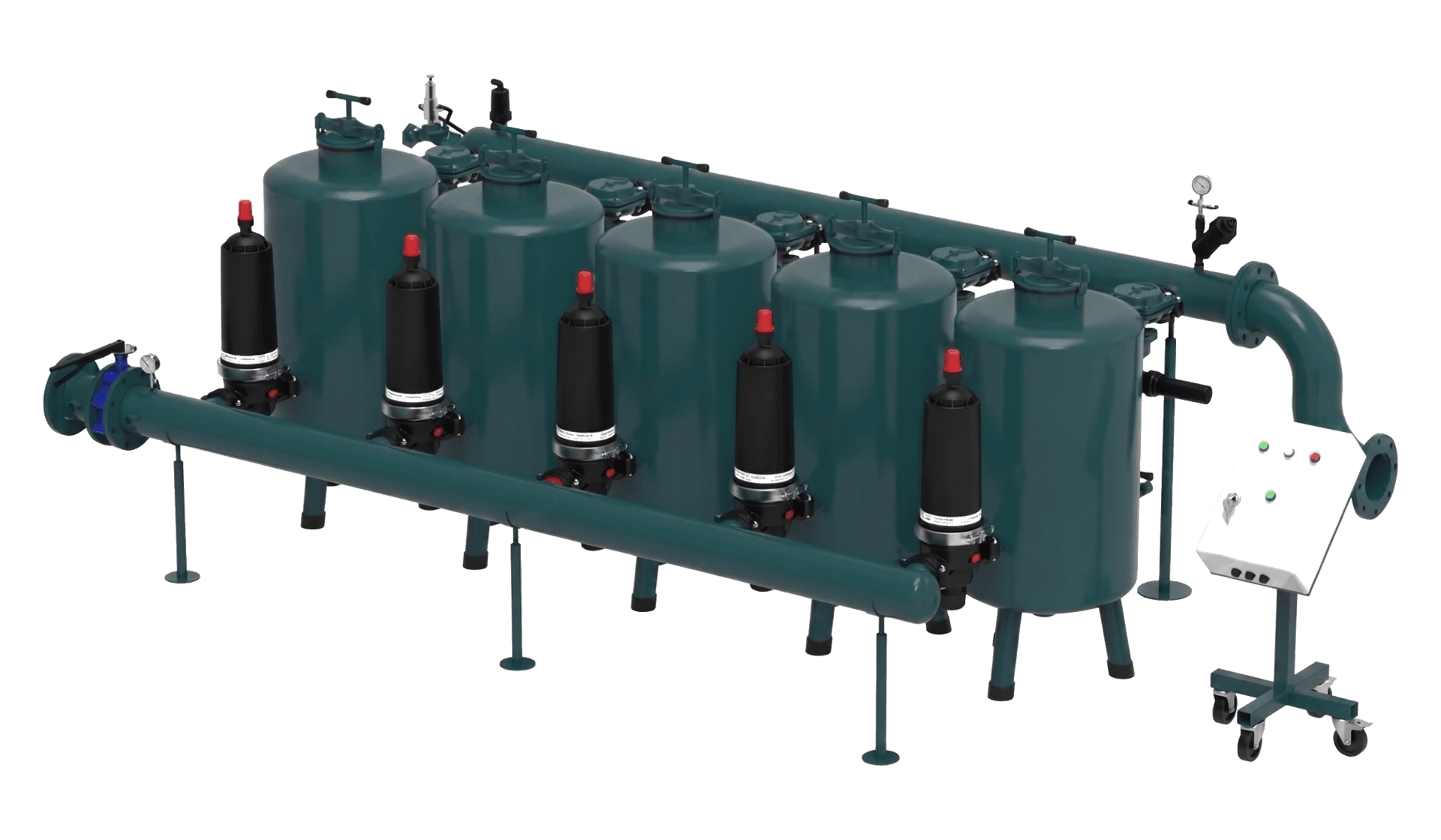 Cresoro multi-vessel filtration skid